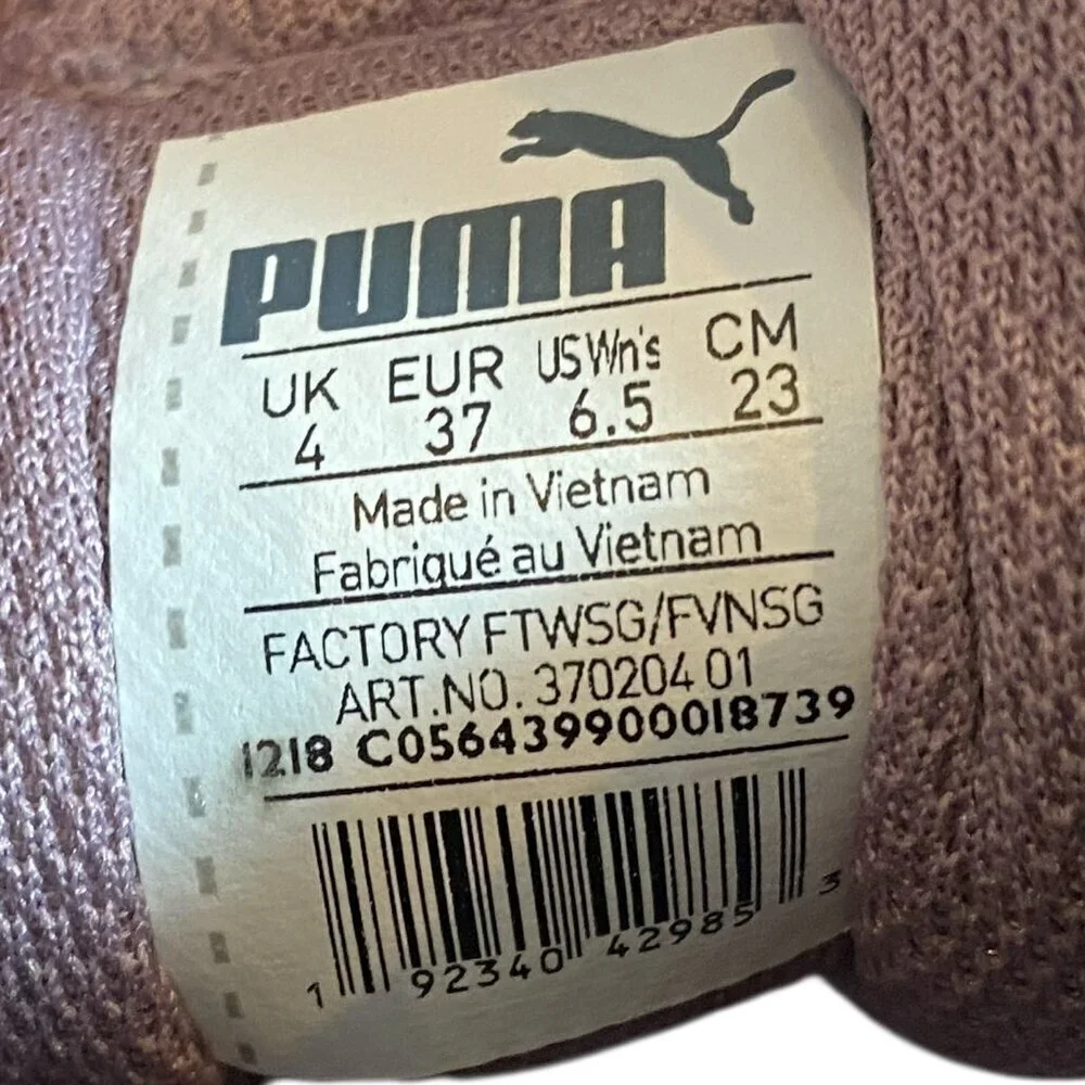 PUMA VIKKY Suede Elderberry Sneakers Tennis Shoes Court‎ Shoe Wm Sz 6.5 #127M